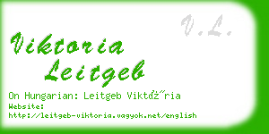 viktoria leitgeb business card